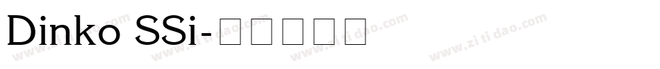 Dinko SSi字体转换